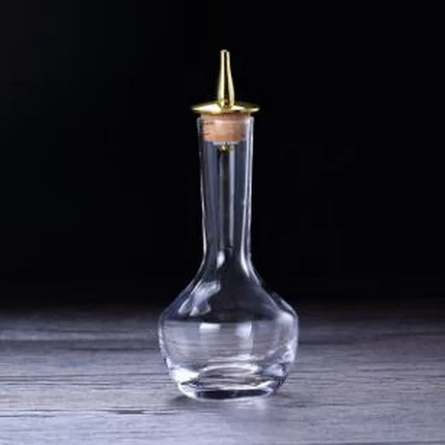 85ML Lead free crystal cork bitter glass bottle bar tools bitter bottle