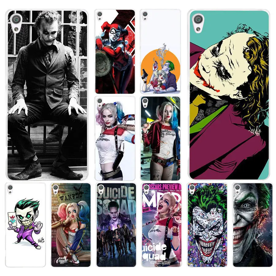 

232DD suicide squad Joker harley quinn Margot Robbie Case Cover for Sony Xperia XA XA1 X XZ Z5 Z1 Z3 M4 Aqua E5 Compact Premium