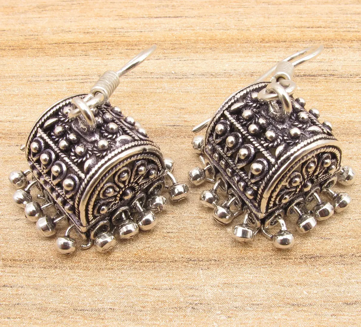 Beautiful Indian Jhumka Silver Plated Jhumki Earrings Handmade Art Beautiful Indian Jhumka Silver Plated Jhumki Earrings Handmade Art At In Jewelry Sets From Accessories On Aliexpress Alibaba Group