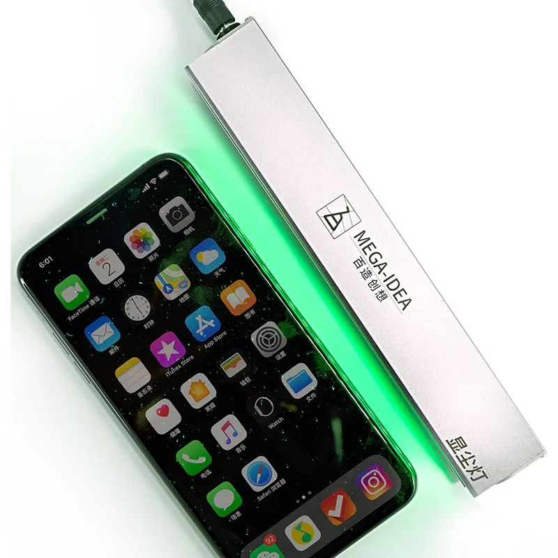 Qianli инструмент для ремонта телефона ЖК-экран Отремонтированная лампа для проверки пыли сканер для обнаружения отпечатков пальцев и царапин светильник для обнаружения