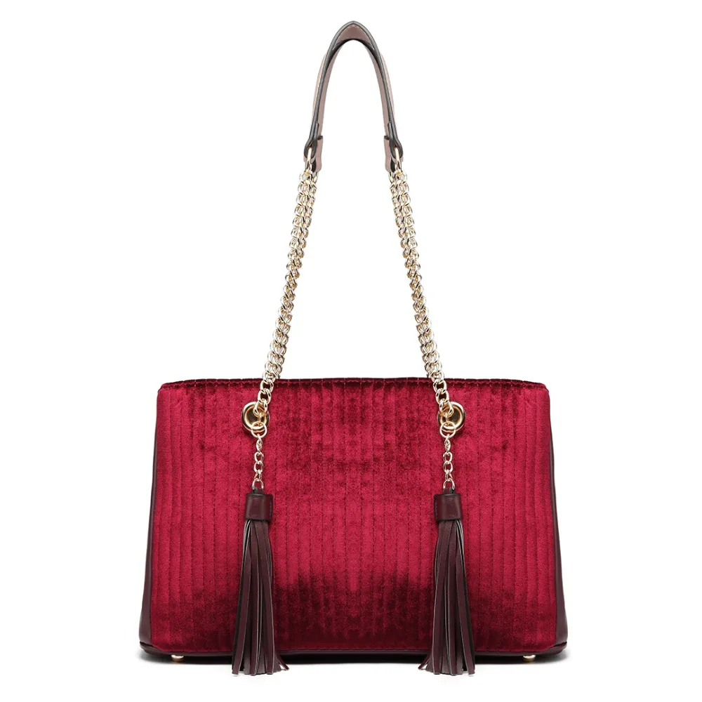 Burgundy Leather Handbags Designer