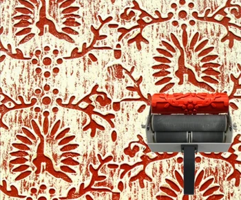 

Wall art paint 7 inch patterned roller for wall decorationrubber roller no.156