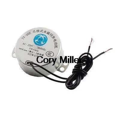 

AC 220V 5/6RPM Speed Output Metal Shell Synchronous Electric Motor