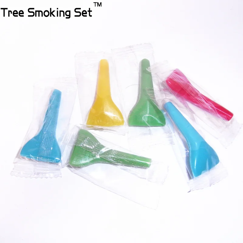 50pcs Flat Shisha Hookah Mouth Coco Tip Filters Disposable Colorful