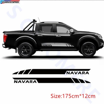 

Car Styling Door Side Skirt Stripes Auto Body Decor Sticker Sport Vinyl Decals For Nissan NAVARA Auto Accessories