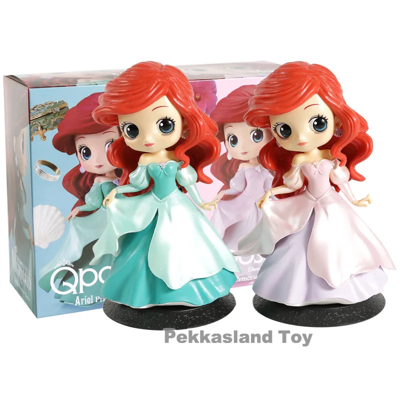 

Q Posket Characters Ariel Princess Dress ver. PVC Figure Collectible Model Toy