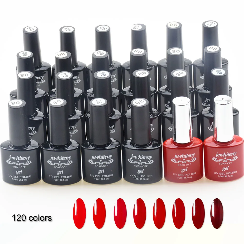 

Nail Art Design Manicure 120 Color 10Ml Gel Varnish Soak Off Enamel Gel Polish LED UV Gel Nail Polish Lacquer Base Coat