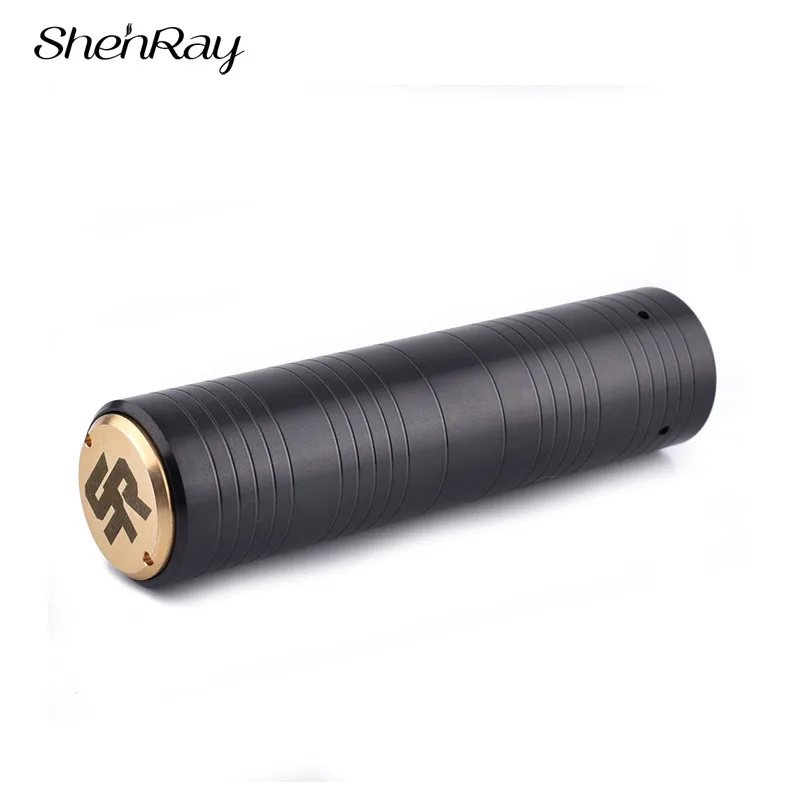 Оригинальный ShenRay серебряный край 22 мм механические Mod нержавеющая сталь Vape мех