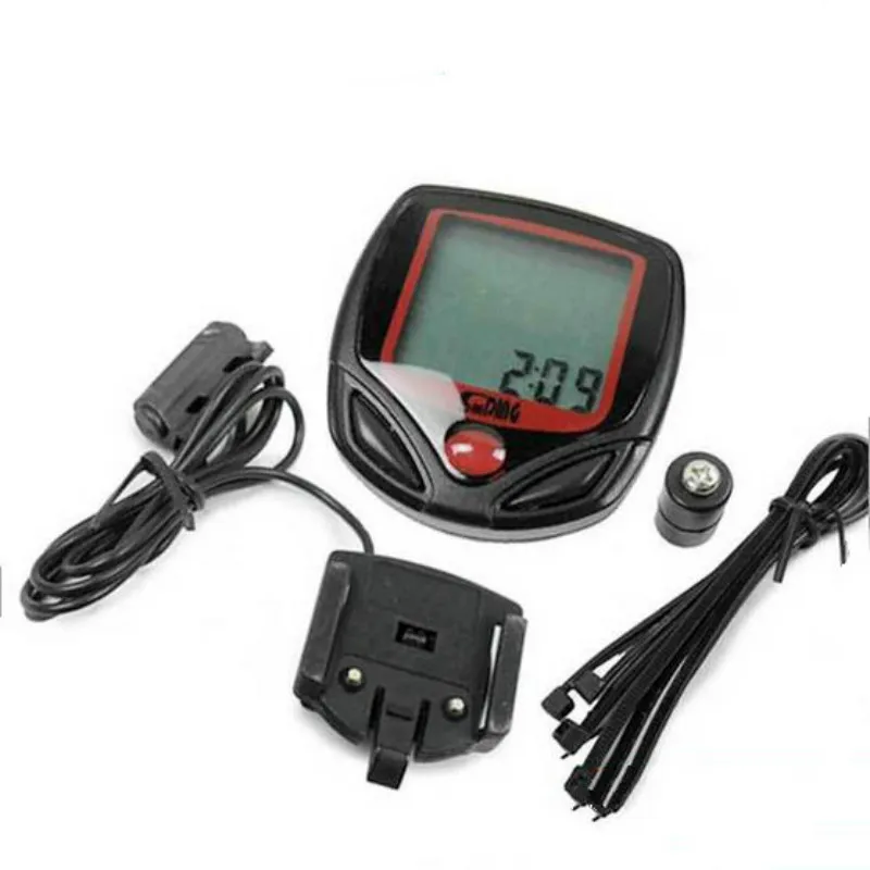 Bike Computer With LCD Digital Display Waterproof Bicycle Odometer Speedometer Cycling Stopwatch Riding Accessories Tool