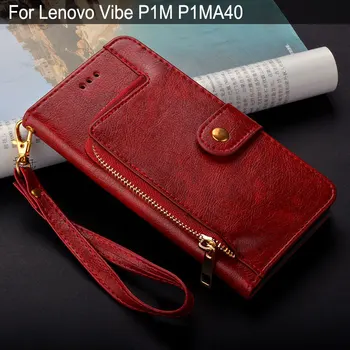 

for Lenovo Vibe P1M case luxury fashion Leather coque with Stand Card Slot Wallet bag case for Lenovo Vibe P1M P1MA40 funda capa