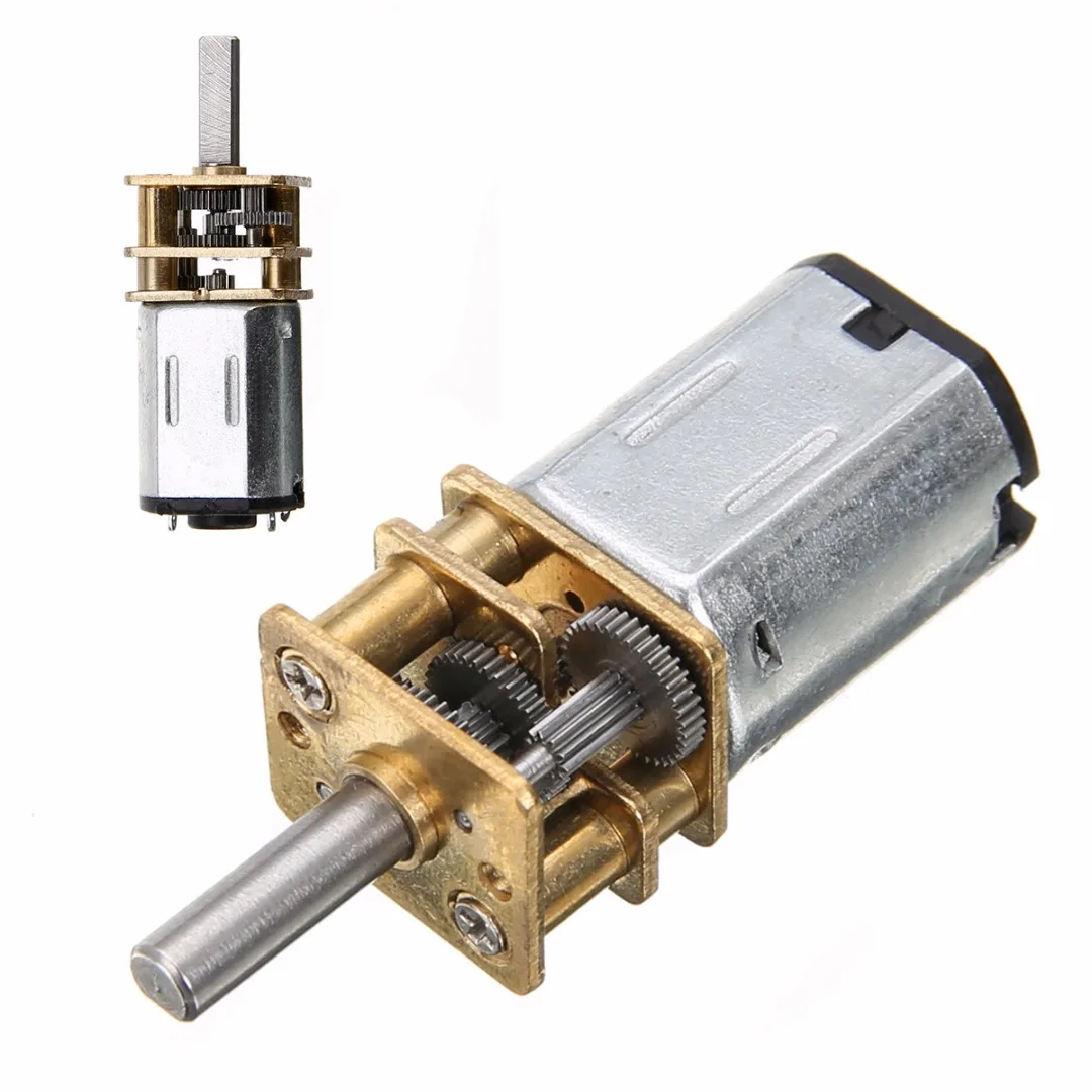 1pc Durable Motor DC 6V 200RPM Mini Metal Gear Motor with Gearwheel Model:N20 3mm Shaft Diameter for Power Tool