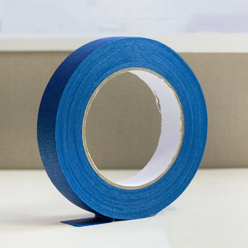 

Useful 24mm/48mm/ X 50M Blue Masking Tape Painters Printing Tools Easy To Tear and Very Practical Tape