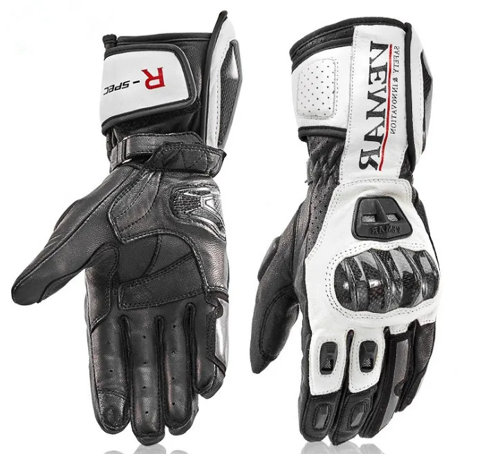 Длинные Перчатки для мотоциклистов мужские кожаные защитные гоночные перчатки Перчатки для мотоциклистов 4 цвета Размер M L XL XXL