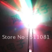 50 шт. 2PIN 5 мм RGB 7 цветов медленная вспышка светодиодный светильник(светодиодный) Новые продукты и ROHS 5 мм RGB 7 цветов медленная вспышка светодиодный
