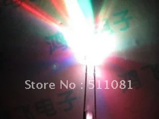 

50PCS 2PIN 5MM RGB 7 color Slow flash LED light-emitting diode (LED) New products and ROHS 5mm RGB 7 color Slow flash LED