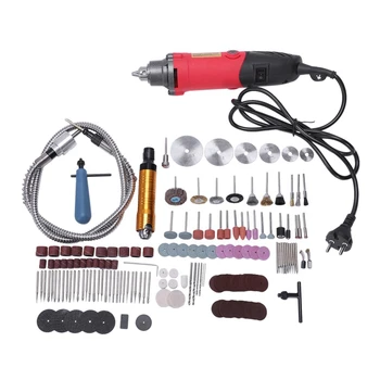 

Eu Plug,Electric Drill Style Electric Drill Machine Power Tool 6Mm Mutifuction Chuck Chisel