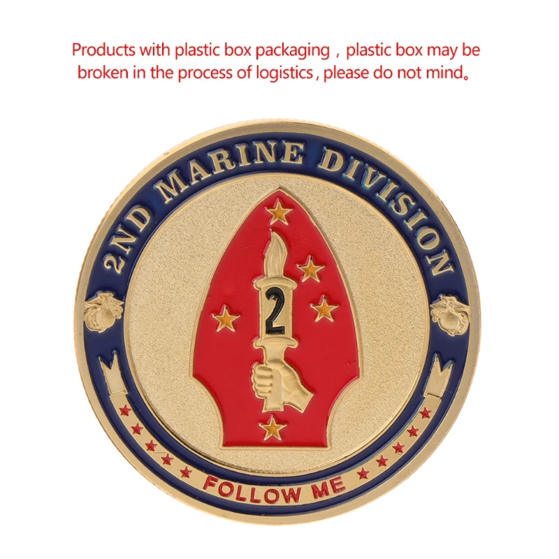 

Commemorative Coin Marine Corps 2nd Marine Division Collection Art Gift Souvenir gifts commemoration