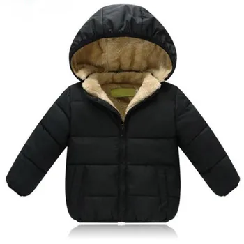 

Kids Winter Jacket Thick Velvet Girls Boys Coat Warm Children's Jackets Cotton Infant Clothing Padded Jacket Kid Clothes