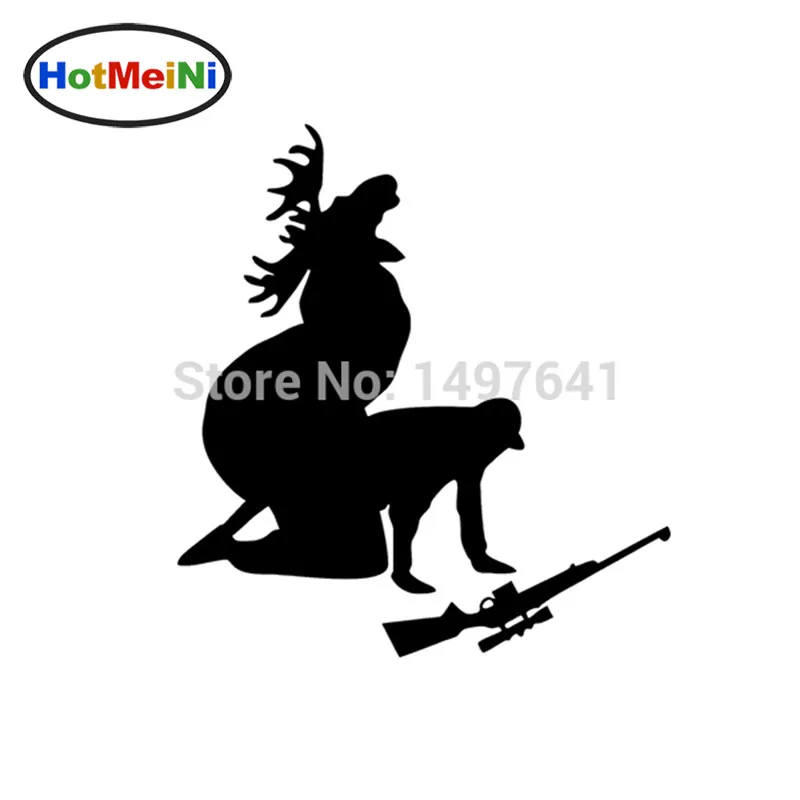 HotMeiNi 13x12 см как я люблю мое мясо теперь Забавный Moose Охотник на окна автомобиля