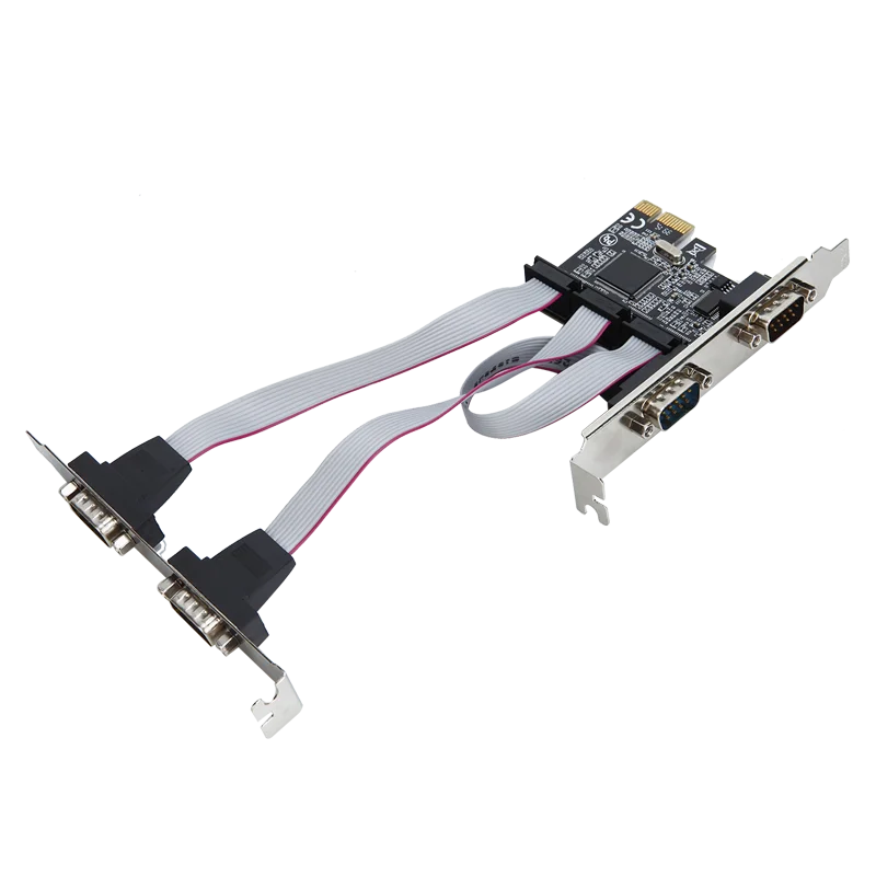 Компьютерная шина PCI E четыре плата последовательного порта pcie до четырех