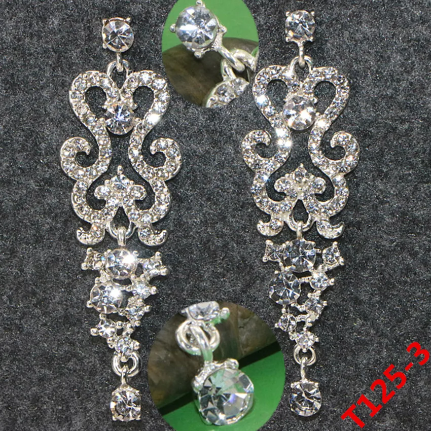 2 Gift from mother of Austria diamond stud earrings, classic retro Girl Birthday Gift (3)