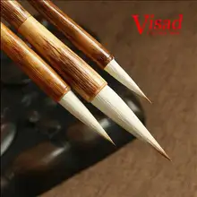 3 шт./упак. шерстяные и фиолетовые кроличьи Волосы Кисти для письма китайские кисти каллиграфия кисти ручки для рисования кисти товары для рисования