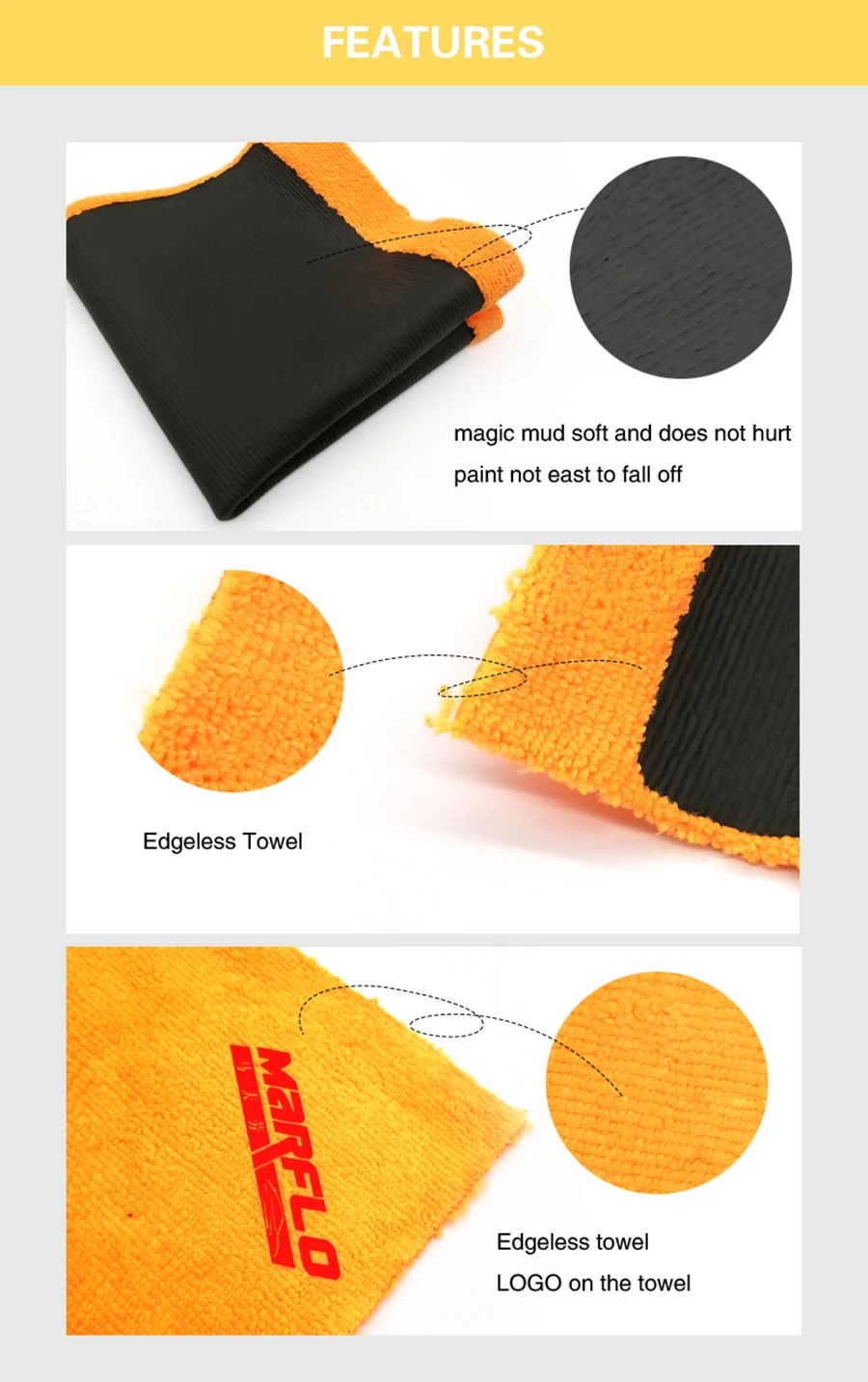 Magic Clay Towel 6009-O(6)