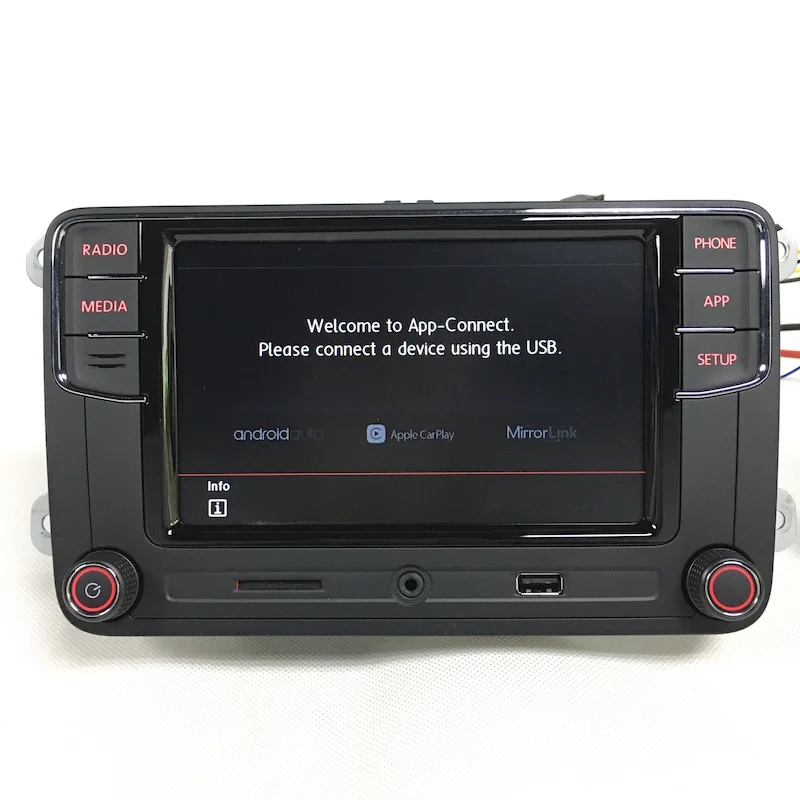 BODENLA Android Авто CarPlay APP RCD330 Plus RCD330G Noname 187B 6," автомобиль MIB радио для VW Golf 5 6 Jetta CC Tiguan Passat Polo