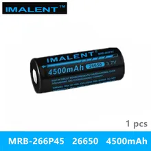 1 шт IMALENT 26650 4500 mah MRB-266P45 3,7 v литий-ионная аккумуляторная батарея высокая производительность для стока Светодиодный Фонари
