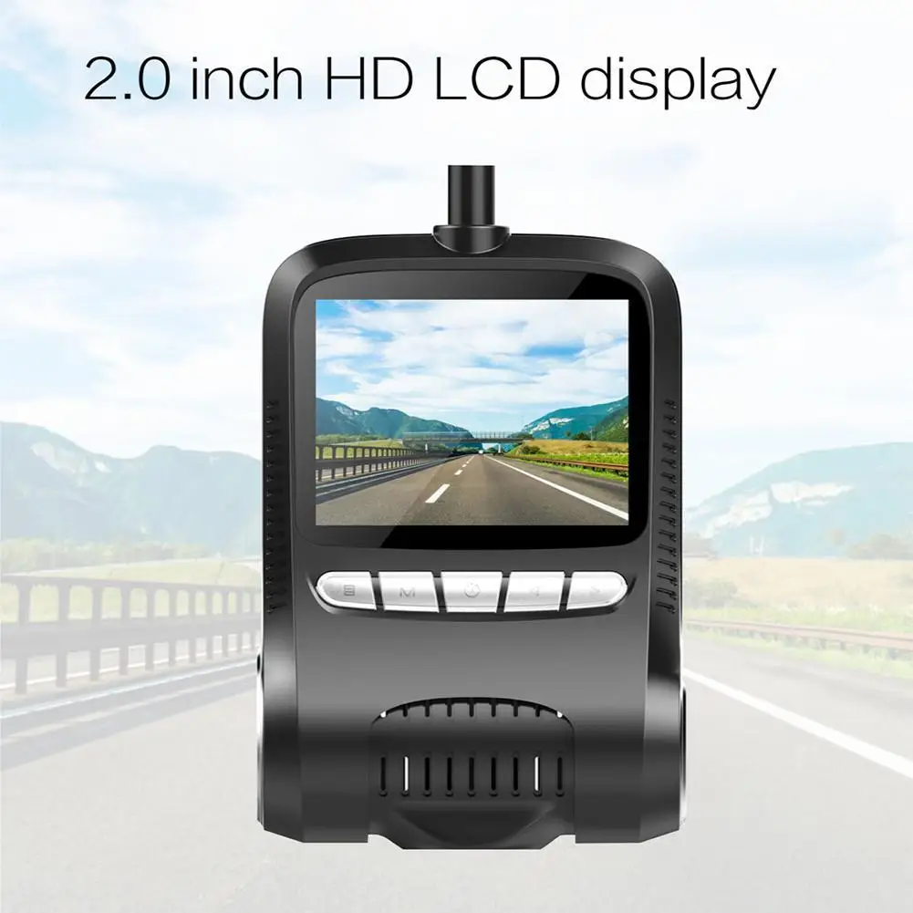 2 Inch Car Hidden Dash Cam 1080P 170 Degree DVR Infrared Night Shoot WDR Wifi G Sensor Driving