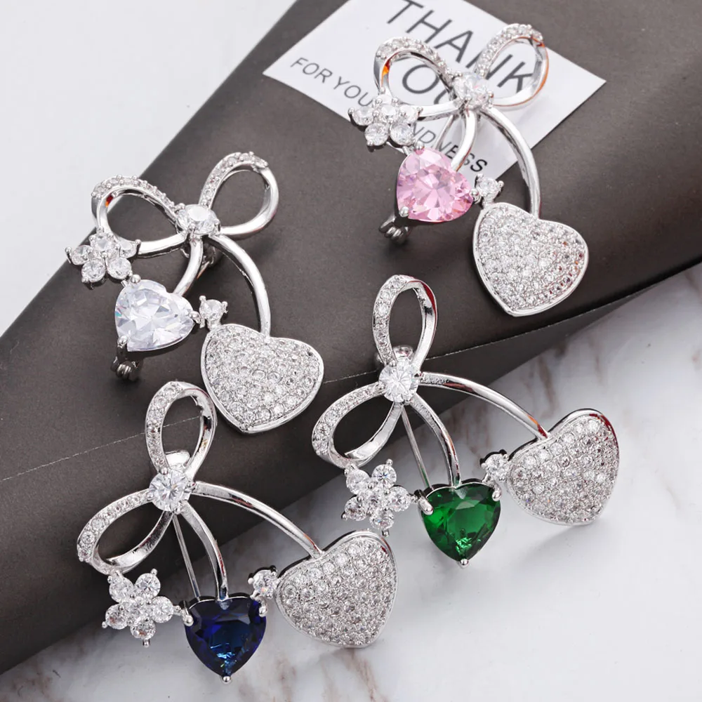 Buy HONGHONG 2018 High quality Cubic zirconia Pins and