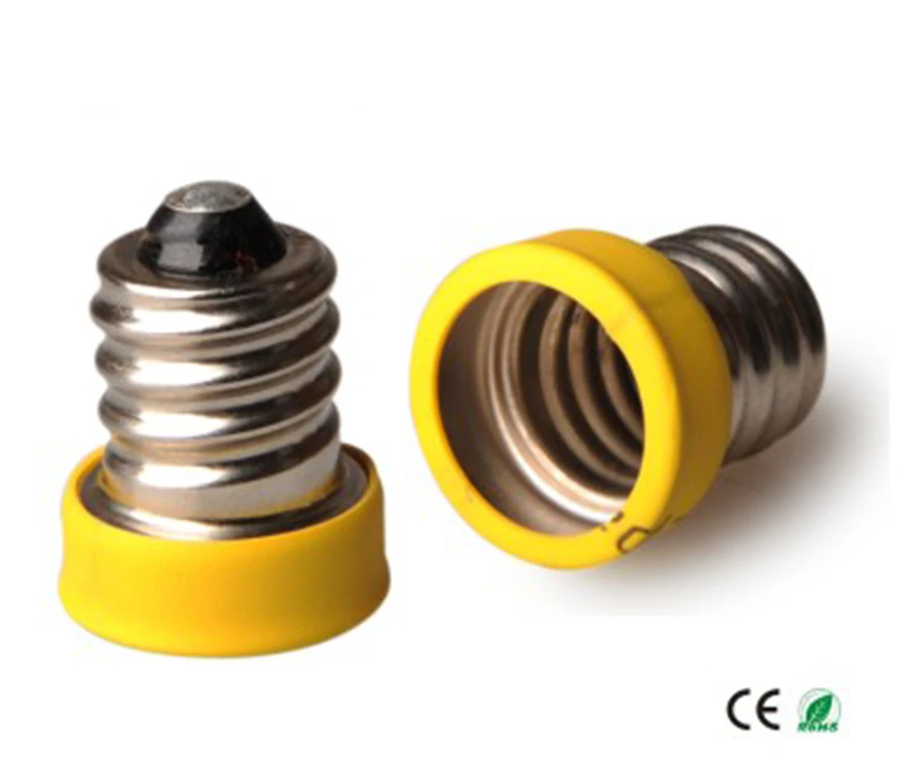 E Simpo 8 шт./лот E12 в E11 держатель лампы конвертер с цоколь |lamp holder converter|lamp converterlot lot |