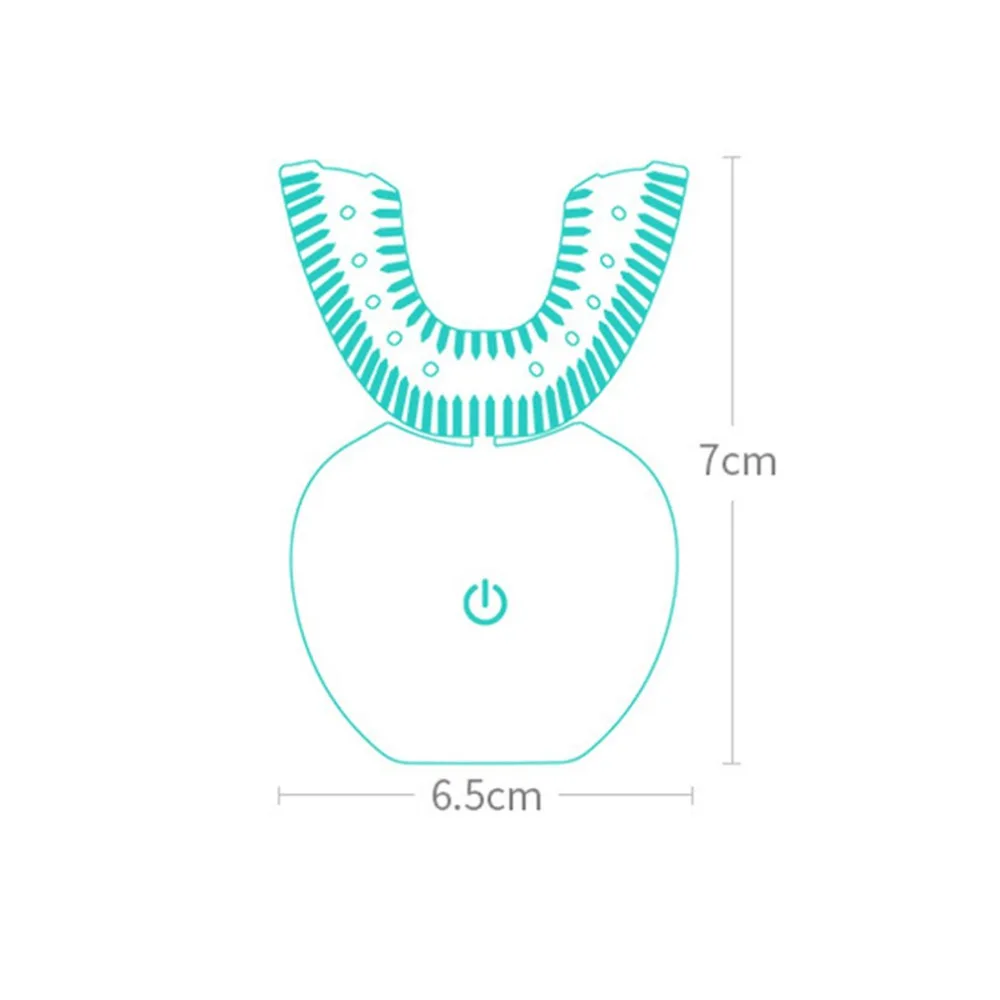 Прямая поставка 360 градусов Беспроводная зарядка через usb ленивая Автоматическая звуковая силиконовая электрическая зубная щетка для отбеливания зубов щетка для чистки инструментов