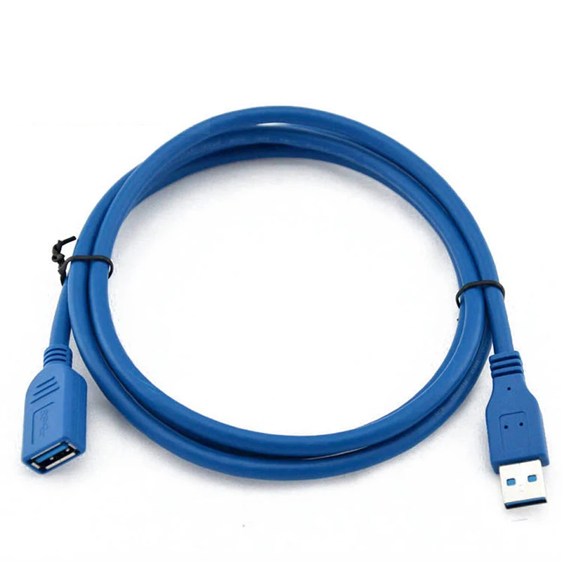 Mayitr 1,8 м 6 футов USB 3,0 кабели синий Высокое качество мужчин и женщин удлинитель Кабель для передачи данных 5 Гбит/с супер скорость