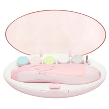 ГОРЯЧАЯ Детская безопасная машинка для стрижки ногтей Резак Электрический триммер для ногтей Детские Ножницы Уход за ногтями младенческий маникюрный триммер Набор