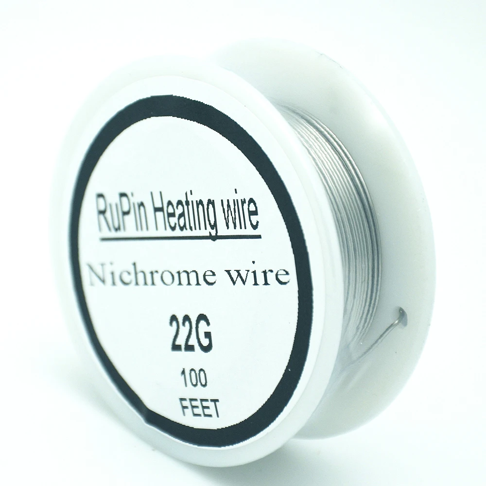 RuPin Heating Wrie Nichrome wire 22 Gauge 100 FT 0...