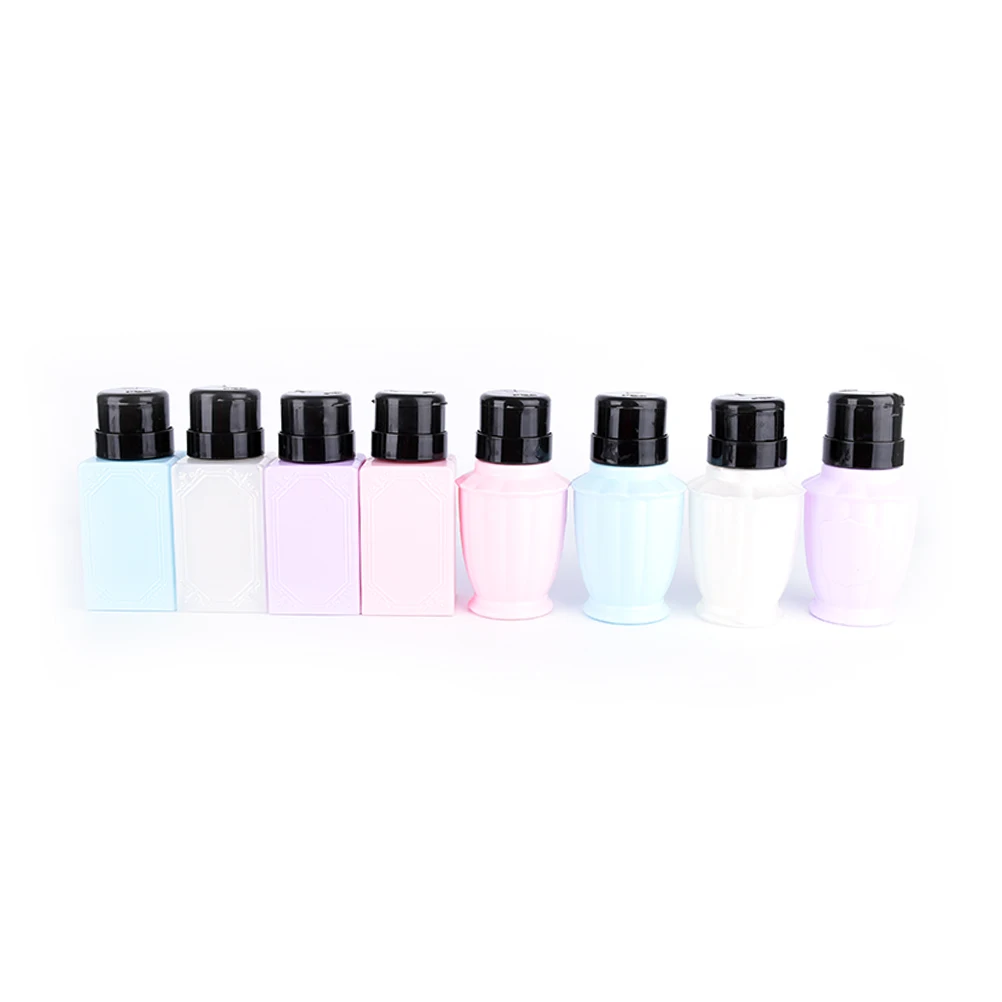 DIY Salon Tool 200ml Empty Pump Liquid Alcohol Dispenser Press Nail
