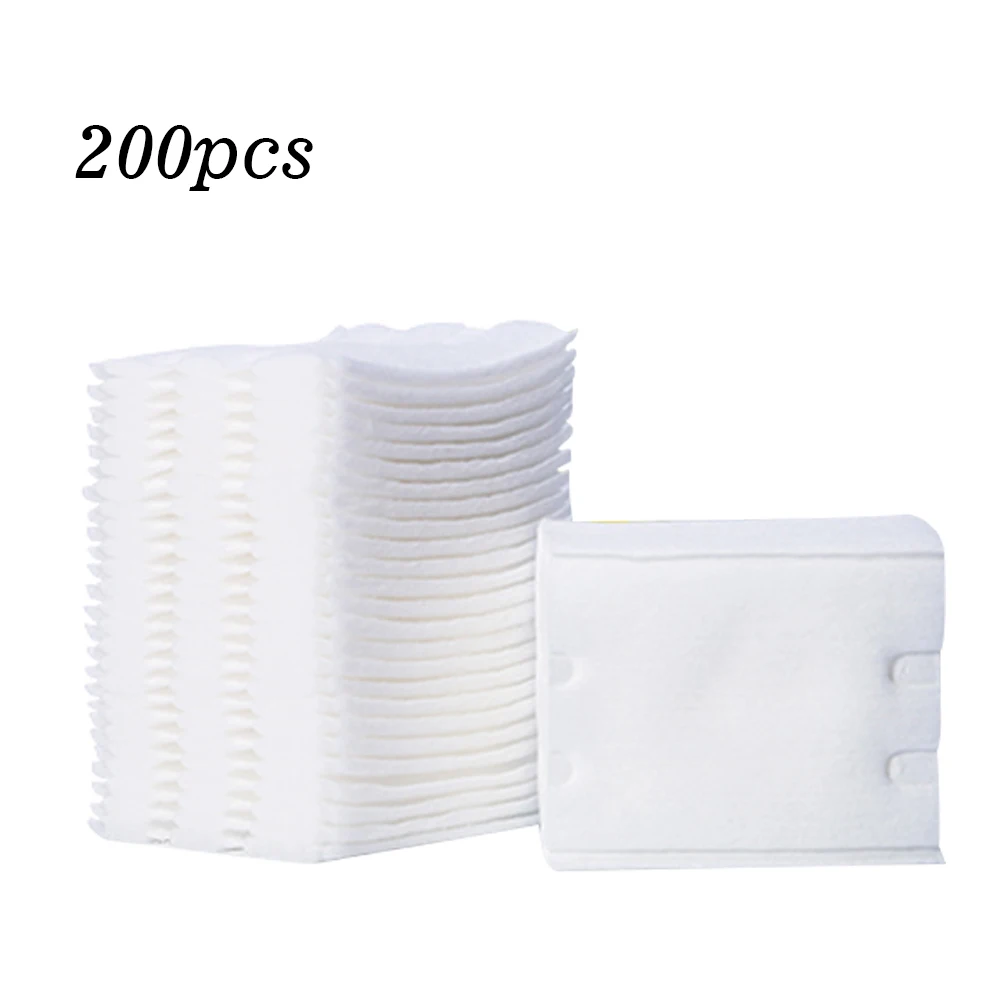 

200 Pcs Three-layer Makeup Cotton Soft Remove Cleaning Facial Wash Face Cosmetic Removing Puffs Pads Washing Tool