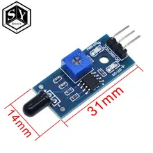 1 шт. Отличный ИК инфракрасный 3 провода Датчик обнаружения пламени модуль ИК датчик пламени Модуль Детектор Smartsense Для Arduino