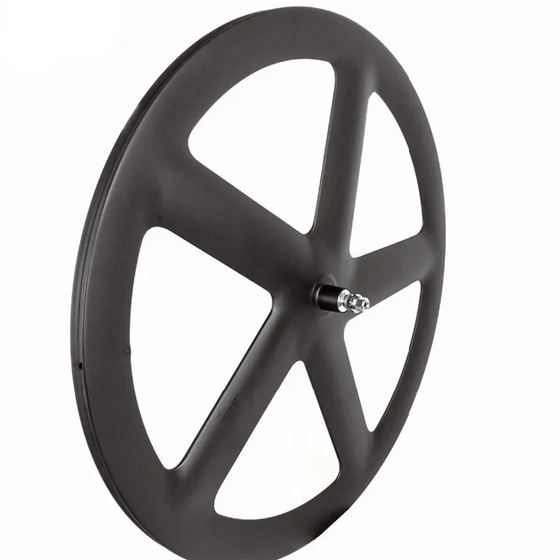 carbon 5 spokes wheels Carbon 5 Spokes Clincher/Tubular Wheels Five-spoke carbon wheelset for Track/ Road Bike UD/3K matte