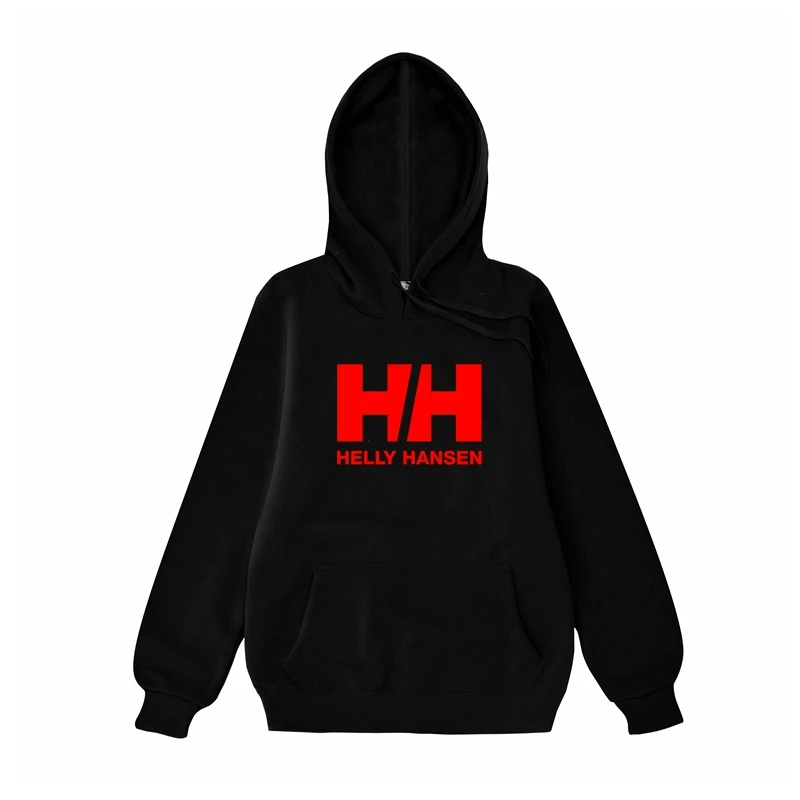 

Men's Fashion Clothing Helly Hansen Brand Letter Logo Print hoodies Red, black, pink, white, gray, dark gray, blue Sweatshirts