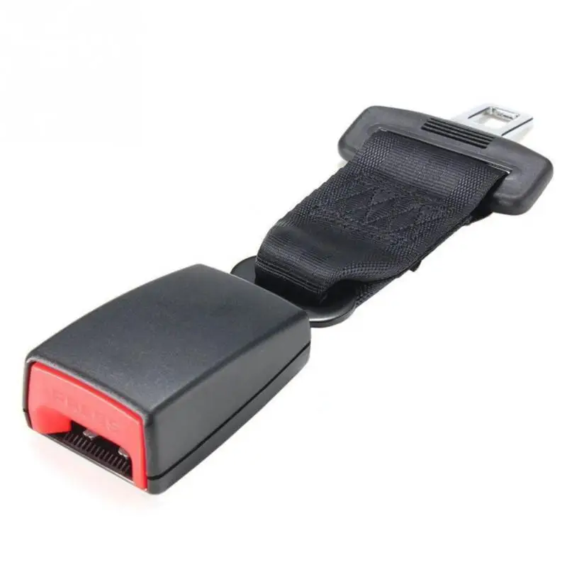 Автомобильный удлинитель ремня безопасности 21-22 мм долговечный черный удлинитель ремня безопасности автомобильный Автомобильный D Тип с пряжкой безопасности - Название цвета: Черный