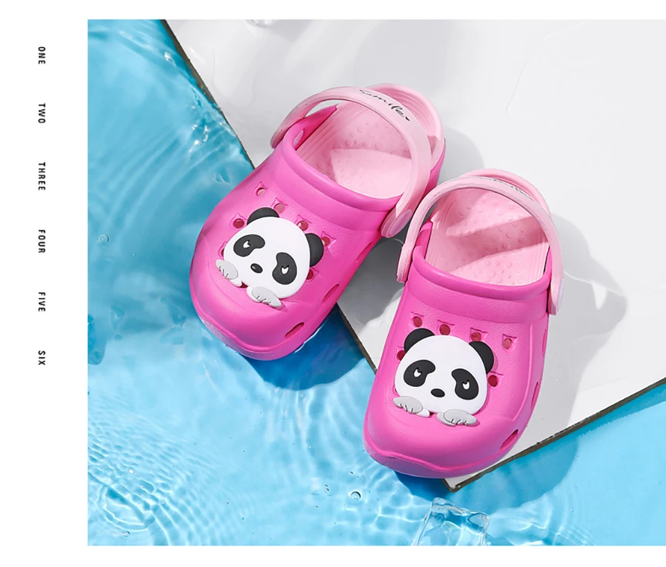 Детская обувь с отверстиями летняя садовая обувь для мальчиков и девочек фирменная детская пляжная обувь с изображением дракона сандалии