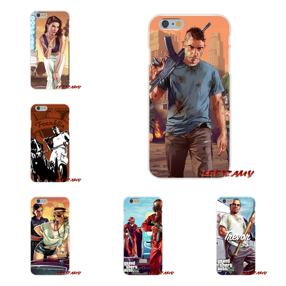 For Xiaomi Mi6 Mi 6 A1 Max Mix 2 5X 6X Redmi Note 5 5A 4X 4A A4 4 3 Plus Pro Grand Theft Auto Gta V Accessories Phone Bag Case | Мобильные