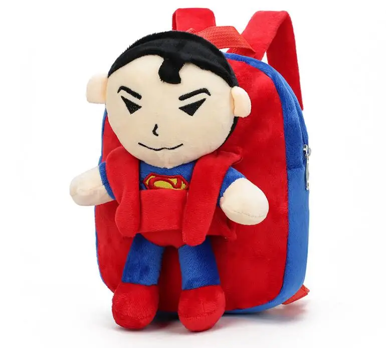 Сумки для детей кукла-игрушка из мультфильма детская сумка для детского сада Капитан Америка человек паук плюшевые рюкзаки