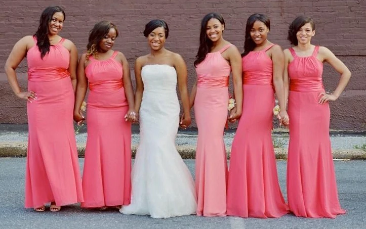 Coral Bridesmaid Dresses