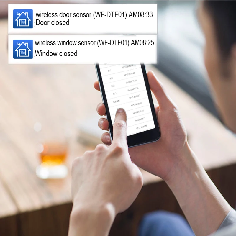 Домашняя система охранной сигнализации Wofea Wi Fi RF Gataway с беспроводной клавиатурой