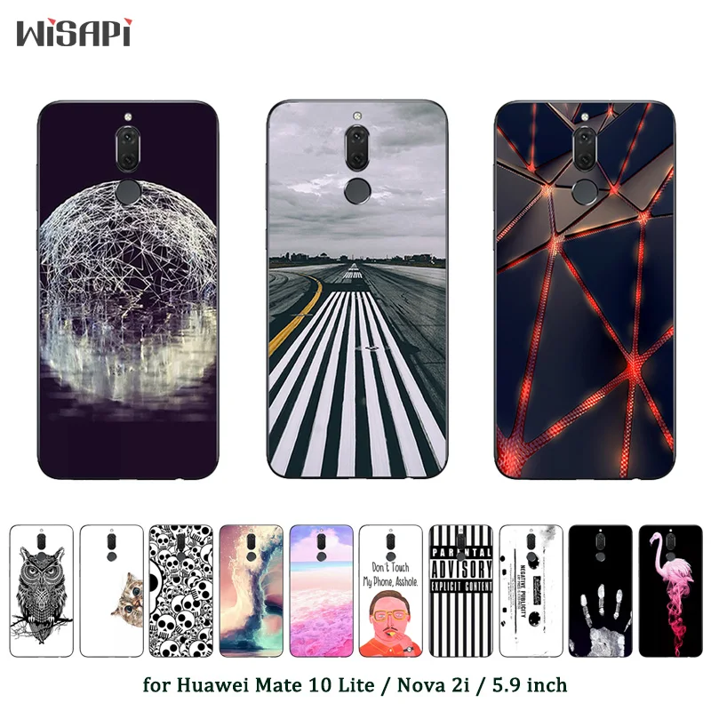 

For Huawei Mate 10 Lite / Nova 2i / MaiMang6 Current Printed Back Cover For Mate 10 Lite / Mate 10lite Soft Silicon Phone Case