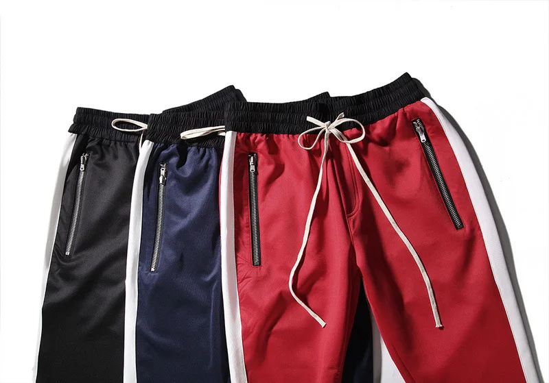 XXL Louis Vuitton 2018 Nueva Cremallera Lateral Pantalones De Hip Hop Fear  Of God Moda De Ropa Urbana Inferiores Del Rojo Justin Bieber Pantalones  Basculador FOG De 44,56 €