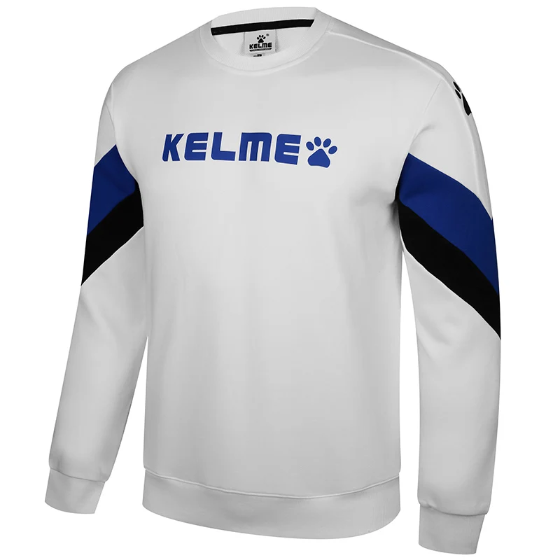 Мужская Спортивная Толстовка KELME тренировочный пуловер с длинным рукавом на